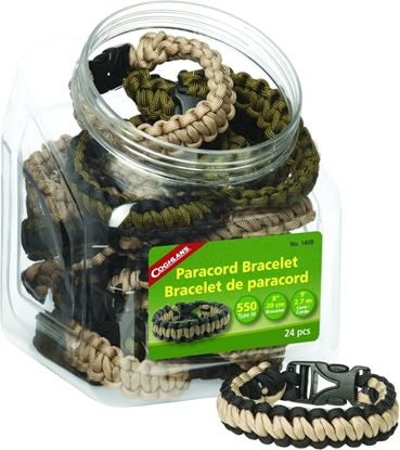 Picture of Coghlans 1408 Paracord Bracelets 24Pc Bowl (119781)