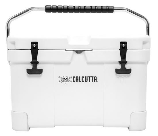 Picture of Calcutta CCG2-20 Renegade Cooler 20 Liter White w/LED Drain Plug, SS Carry Handle, 20.9"L x 12.4"W x 13.8"H