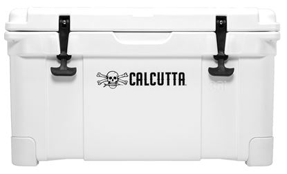 Picture of Calcutta CCG2-35 Renegade Cooler 35 Liter White w/Removeable Tray & LED Drain Plug, EZ-Lift Rope Handles, 26.4"Lx15.8"Wx15.4"H