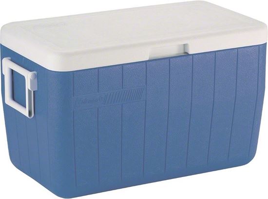 Picture of Coleman 3000000152 Chest Cooler 48Qt Blue 5142-718G