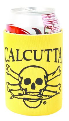 Picture of Calcutta CPCYL Pocket Can Cooler Yellow w/Blk Logo
