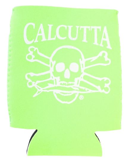 Picture of Calcutta CPCLG Pocket Can Cooler Lime Green w/Wht Logo