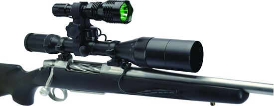 Picture of Cyclops CYC-VB250 Varmint Light, 250 Lumen, BRQ Scope Rail-Mount Adaptor, Flashlight/Green & Red LED, Rechargeable