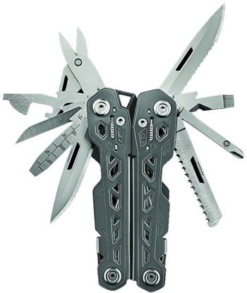 Picture of Gerber 30-001343 Truss multi tool, spring loaded, 17 functions, locking tools, nylon sheath, box