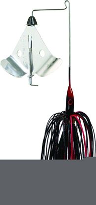 Picture of Strike King BBEB38-310 Bleeding Elite Topwater Buzzbait, 3/8 oz, Bleeding Black,1pk