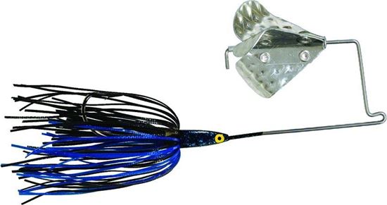 Picture of Strike King 516BM-76 Tri-Wing Buzz King Buzzbait, 5/16 oz, Black & Blue,1pk