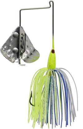 Picture of Strike King 316BM-71 Tri-Wing Buzz King Buzzbait, 3/16 oz, Chartreuse & Blue,1pk