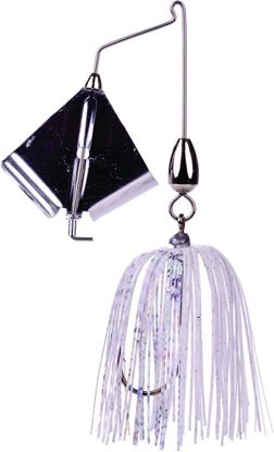 Picture of Strike King SSB14-204 Swinging Sugar Buzz Jointed Buzzbait, 1/4 oz, Super White,1pk