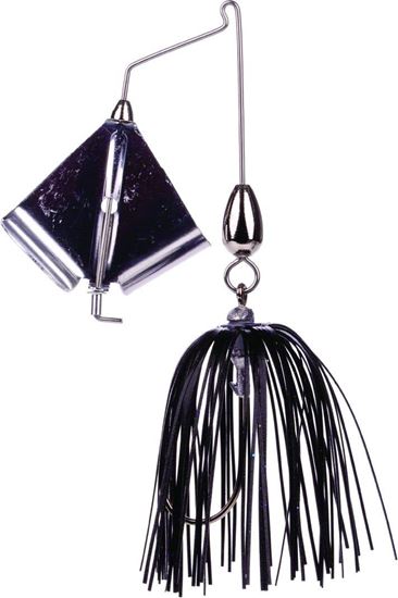 Picture of Strike King SSB12-210 Swinging Sugar Buzz Jointed Buzzbait, 1/2 oz, Black,1pk