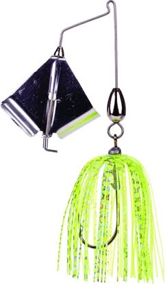 Picture of Strike King SSB14-201 Swinging Sugar Buzz Jointed Buzzbait, 1/4 oz, Super Chartreuse,1pk