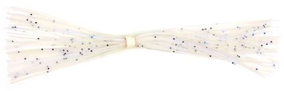 Picture of Lunker Lure 2315 Skirt, White/Blue Glimmer, 3/Pack