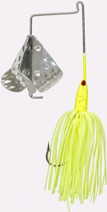 Picture of Strike King 316BM-70 Tri-Wing Buzz King Buzzbait, 3/16 oz, Chartreuse & Silver Blade,1pk