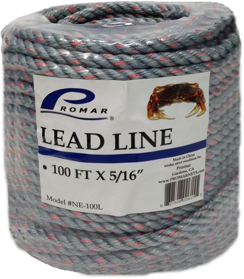 Picture of Promar NE-100L 100' Lead Core Rope 5/16"Dia Coil (110447)