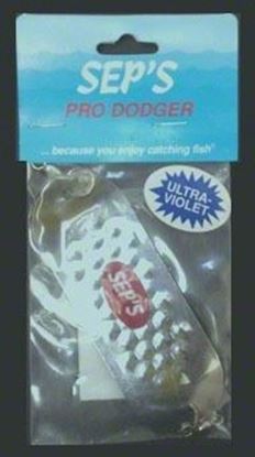 Picture of Sep's 30100 4/0 Pro Dodger, 1 1/4" x 4", UV Silver