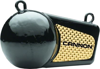 Picture of Cannon 2295182 Downrigger Trolling Flash Weight, Black w/Prism Tape, 8Lb