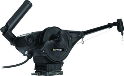 Picture of Cannon 1902305 Magnum 10 STX Electric Downrigger, Black, Adj Rod Holder, Backlit Keypad, Telescoping 24" to 53" Boom