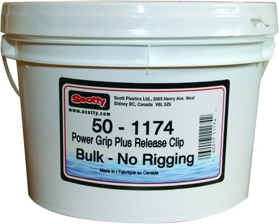 Picture of Scotty 1174-BUCKET 1174 Power Grip Plus Line Release, Bucket of 40, Not Rigged, Priced per bucket