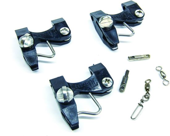 Picture of Tigress 88655-1 Clip Kite Release Kit, 3 Clips, 3 Wind-On Swivels, 1 Coastlock Swivel