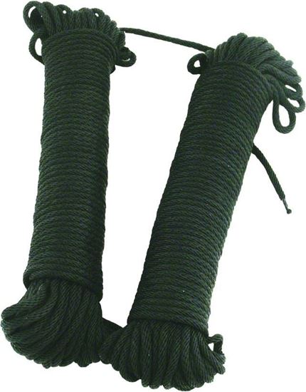 Picture of Taco COK-0008B-1 Outrigger Line Black 1/8"x100' Braided