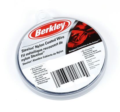 Picture of Berkley D20BL Steelon Nylon Coated Wire 30' 20# Black