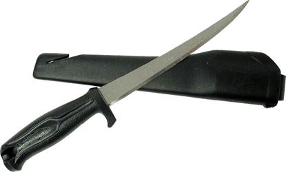 Picture of Rapala BP136SH Falcon Fillet Knife, 6" Stainless Blade w/Sheath & Built-In Sharpener