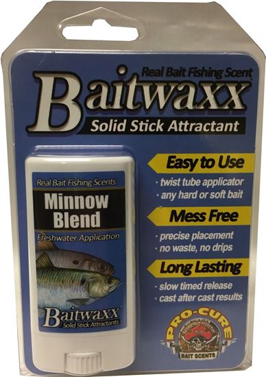 Picture of Pro-Cure BX-MIN Bait Waxx Minnow Blend .55 oz Easy application, long lasting, strong scents