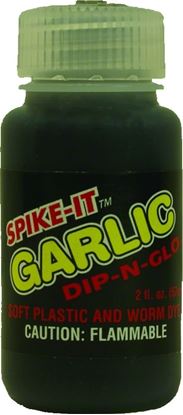 Picture of Spike-It 3003 2oz Dip-N-Glo Soft Plastic Lure Dye Black Garlic Scent