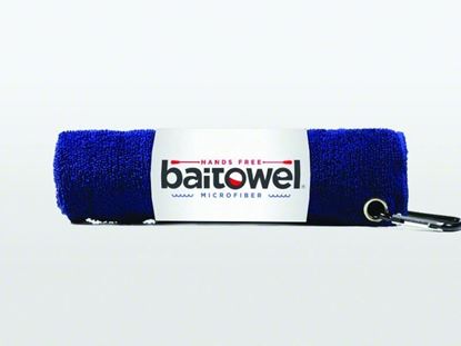 Picture of Baitowel BT-Gray Fishing Towel w/Clip Overcast Gray