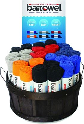 Picture of Baitowel BT-48 PC Basket BT-48 48 Pc Fishing Towel Assortment w/Basket