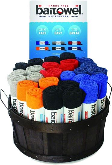 Picture of Baitowel BT-48 PC Basket BT-48 48 Pc Fishing Towel Assortment w/Basket