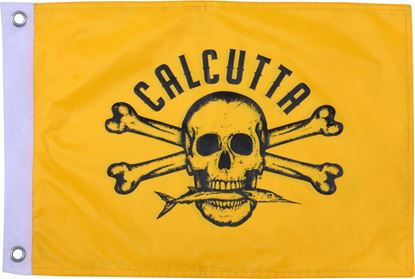 Picture of Calcutta CFG Flag 12"x18" Gold w/Black Logo