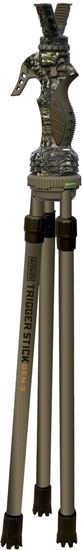 Picture of Primos 65812 Trigger Stick Gen 3 Short Tripod Shooting Rest, Camo, 18-38", Clam