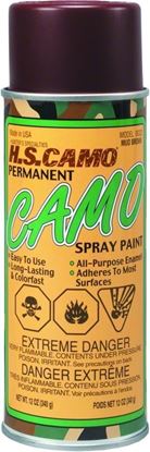 Picture of Hunters Specialties 00322 Permanent Camo Spray Paint 12oz Mud Brown