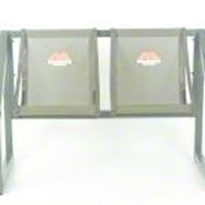 Picture of Millennium B-002-2X 2 Man Bench Seat, Powder Coated Steel, 500 lbs Capacity