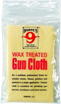 Picture of Hoppes 1217 No. 9 Gun Cloth, Wax Treated, 12X17", Poly Bag (284950)
