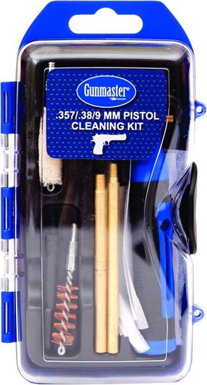 Picture of GunMaster GM9P 14Pc .38/9mm Pistol Cleaning Kit w/6Pc Driver Set (112786)