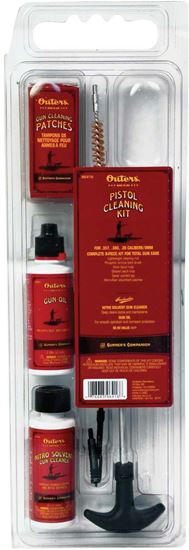 Picture of Outers 96416 Cleaning Kit Pistol, 9mm Thru 38/357 Cal