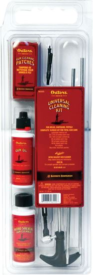 Picture of Outers 96418 Cleaning Kit Pistol, 40 Thru 45 Cal 10mm, Clam