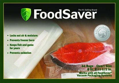 Picture of Foodsaver FSGSBF0226-000 Bags Quart Size 44 Count