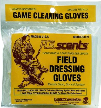 Picture of Hunters Specialties 01071 Field Dressing & Gutting Gloves 2-Pair