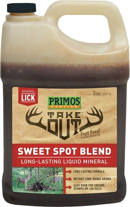 Picture of Primos 58733 Take Out Liquid Sweet Spot Blend Deer Attractant, 1 Gallon