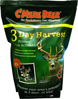 Picture of C'Mere Deer CMD00097 0098 5.5lb Bag 3Day Harvest Pellet/Powder Mix