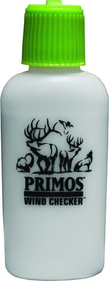 Picture of Primos 07731 Wind Checker, Unscented Powder, 2 oz Squeeze Bottle