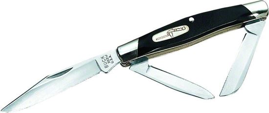 Picture of Buck 0303BKS Cadet 3-Blade Folding Pocket Knife, Clip/Spey/Sheepsfoot Blades,