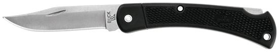 Picture of Buck 0110BKSLT Folding Hunter LT lockback Knife, Black Nylon handle, 3.75" 420 HC Clip blade