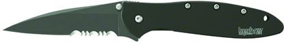 Picture of Kershaw 1660CKTST Leek Assisted Opening Folding Knife, 3" Drop Point Blade, Flat Black