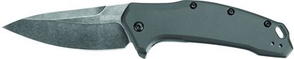 Picture of Kershaw 1776GRYBW Link Assisted Opening Folding Knife, 3" Blade, Grey Blackwsh 3.25" Flding Bld Asst Open w/Flipper