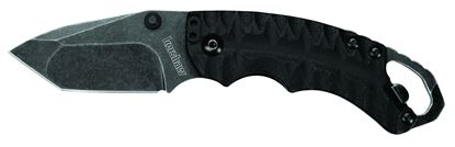 Picture of Kershaw 8750TBLKBW Shuffle Multifunction Folding Knife, 2.25" Tanto Blade, Liner Lock, Screw Driver, Bottle Cap Opener, Blackwash