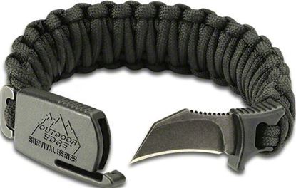Picture of Outdoor Edge PCK-90C Para-Claw Knife Bracelet, Black, Large (7 and up) Blister
