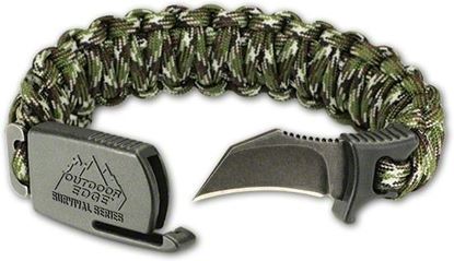 Picture of Outdoor Edge PCC-90C Para-Claw Knife Bracelet, Camo, Large (7 and up) Blister